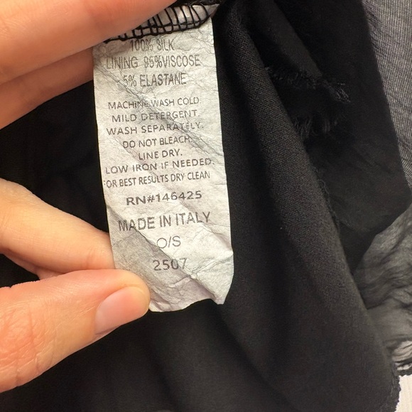 Tina Stephens Designer Silk/Viscose Blend Vintage Layered Blouse Size One Size - Picture 3 of 4